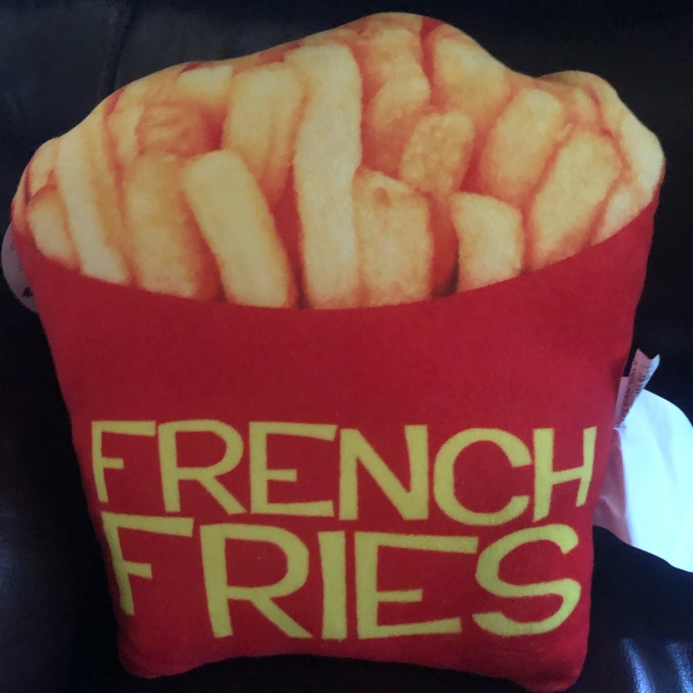 Expressions French Fries Plush Throw Pillow - Picture 3 of 5